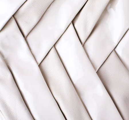 white leatherの写真素材