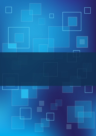 Blue template for advertising brochure  Design element for layout のイラスト素材