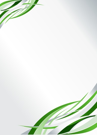 Green abstract template for advertising brochure  Element for modern design  のイラスト素材