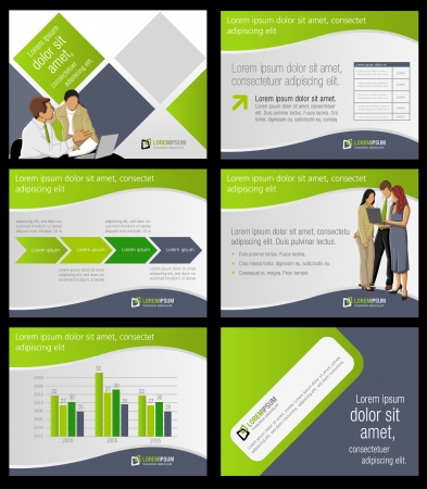 Business Template. のイラスト素材