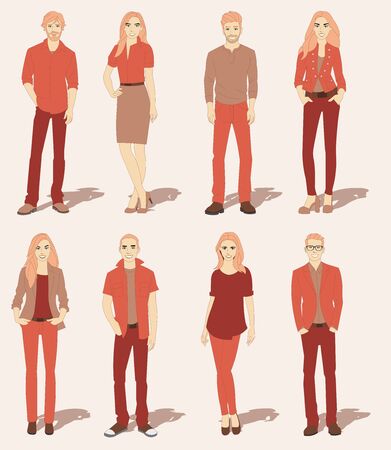 Group of young business peopleのイラスト素材