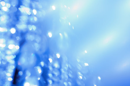 Abstract circular bokeh backgroundの写真素材