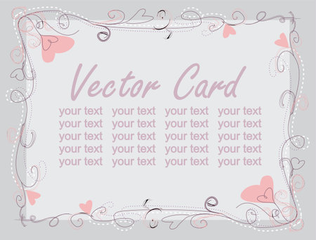 vector greeting cardのイラスト素材