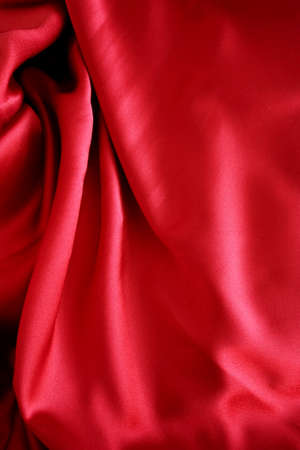 Sensuous Smooth Red Satinの写真素材