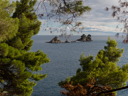 Beautiful view from the Petrovac national park "pesacka staza"の写真素材