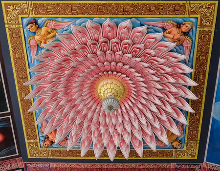 Chidambaram, India - December, 16th, 2016. View of the Nataraja temple, Chidambaram, Tamil Nadu, South Indiaのeditorial素材