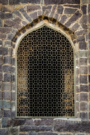 Hyderabad, India - January, 4th, 2018. Golkonda is a citadel and fort in Southern India and was the capital of the medieval sultanate of the Qutb Shahi dynasty, is situated 11 km west of Hyderabad.のeditorial素材