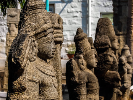 Tirupati, India - Circa January, 2018. Sri Venkateswara Museum Of Temple Art in Tirupati, India.のeditorial素材