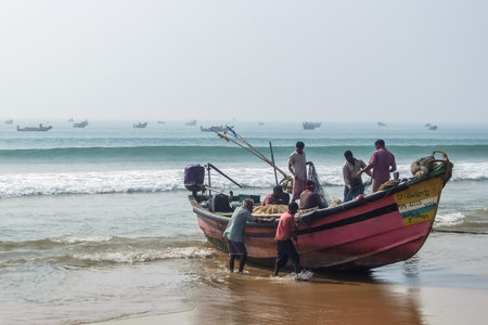 Puri, India - Circa January, 2018.のeditorial素材