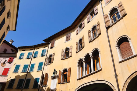 Udine, Italy - Circa August 2017. Streets of Udine.