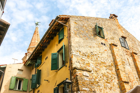 Grado, Italy - Circa August 2018. Beautiful streets of Grado in sunny day.