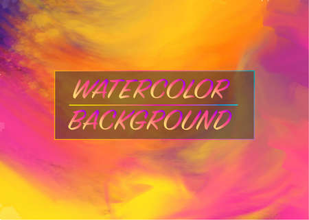Trendy Watercolor Brush Gradient Background Vector conceptの写真素材