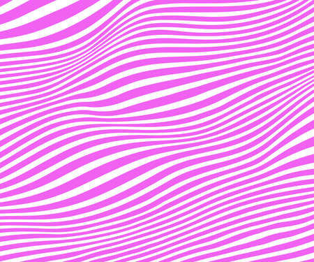 Abstract Line Waves pink and white backgroundのイラスト素材