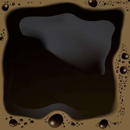 Morning cup of coffee background in top viewのイラスト素材