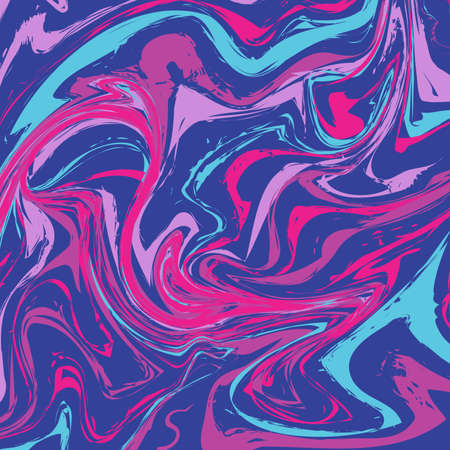 Concept of Hand Drawn Liquid marble poster cover vectorのイラスト素材