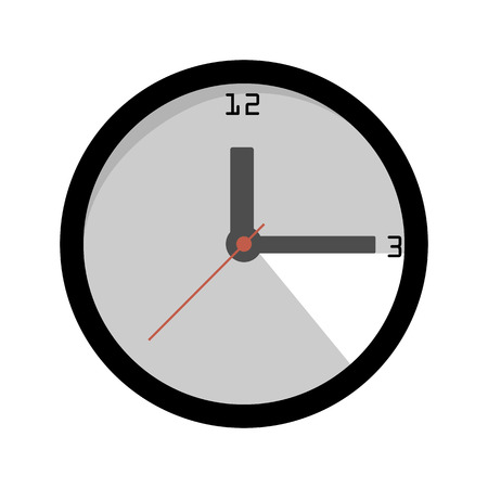 Time change spring day saving one hour forwardのイラスト素材