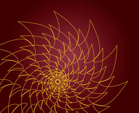 illustration sun shell jn red backgroundのイラスト素材