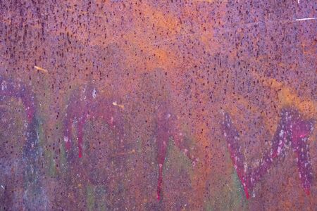 Rusty metal background. Vintage wallpaper. Abstract background. Dirty old surface. Grunge metal background, rusty steel texture.の写真素材