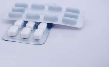 foto of tablet on white backgroundの写真素材