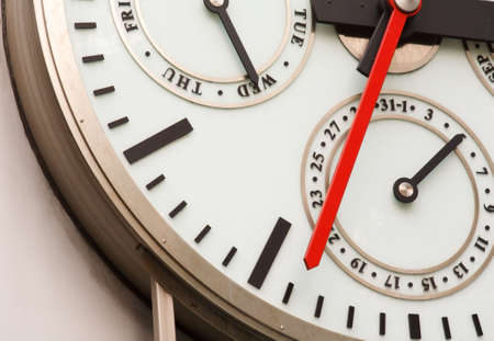 Partial shot of a large International Clockの写真素材