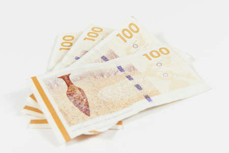 Closeup shoot of Danish billsの写真素材