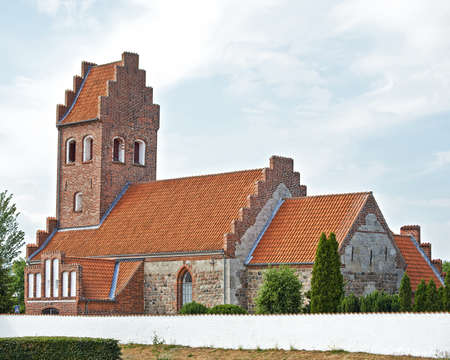 Draaby Church located in northern zealand, Denmarkの写真素材