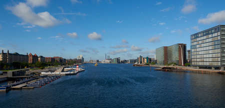 Copenhagen waterfront located in Denmarkのeditorial素材