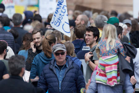 Copenhagen, Denmark maj 2019 - The Peopleâs Climate March in Copenhagenのeditorial素材