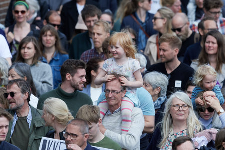 Copenhagen, Denmark maj 2019 - The Peopleâ€™s Climate March in Copenhagen