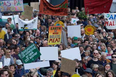 Copenhagen, Denmark maj 2019 - The Peopleâs Climate March in Copenhagenのeditorial素材