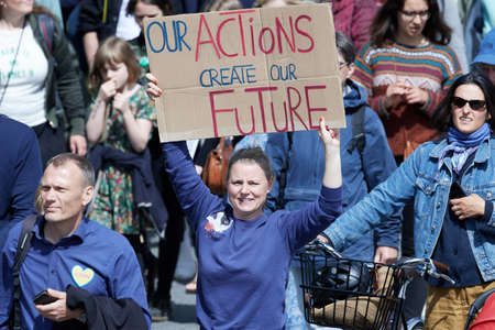 Copenhagen, Denmark maj 2019 - The Peopleâs Climate March in Copenhagenのeditorial素材