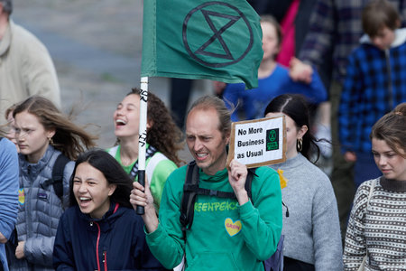 Copenhagen, Denmark maj 2019 - The Peopleâ€™s Climate March in Copenhagen