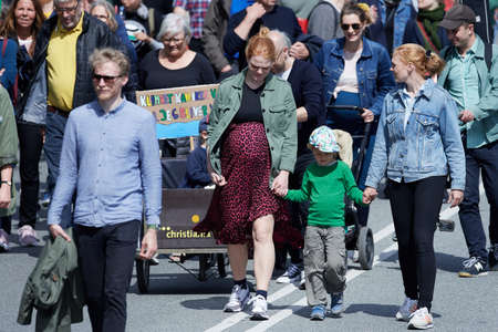 Copenhagen, Denmark maj 2019 - The Peopleâs Climate March in Copenhagenのeditorial素材