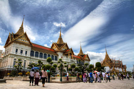Grand Palace Bangkok hdrのeditorial素材