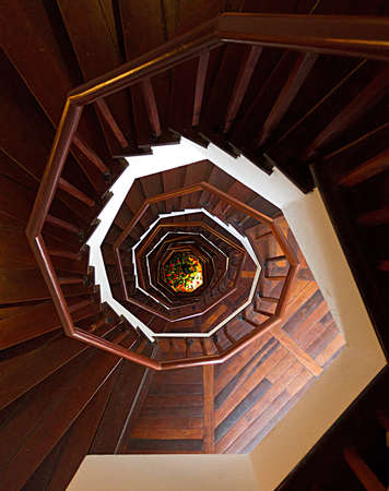 Winding staircaseの写真素材