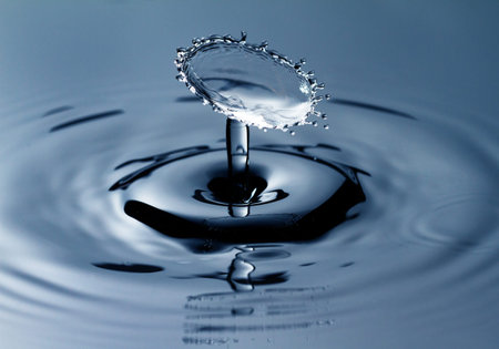 Beautiful high speed image of a water drop experiment
