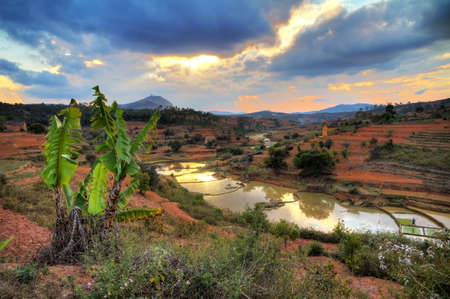 Beautiful view of on of the many different landscapes of Madagascar  Hの写真素材