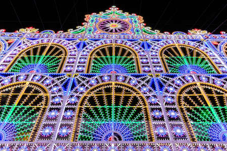 Beautiful art project at the 2015 GLOW light festival in Eindhoven, The Netherlands, on November 11, 2015のeditorial素材