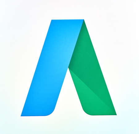 MONTREAL, CANADA - MAY 23, 2016 : Google AdWords logo on a cellphone. AdWords is an advertising service by Google for businesses wanting to display ads on Googleのeditorial素材