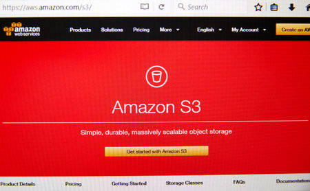 MONTREAL, CANADA - FEBRUARY 28, 2017: Amazon Web Services homepage. AWS is a secure cloud services...