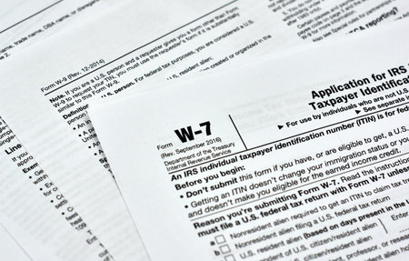 W-7 USA federal tax form