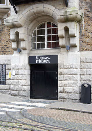 DUBLIN, IRELAND - AUGUST 3, 2017 : Guinness Storehouse in Dublin. Guinness Storehouse is a tourist attraction at St. James's Gate Brewery in Dublin, Ireland.のeditorial素材