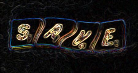 Save Swirlの写真素材