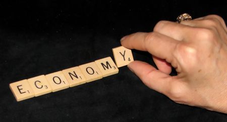 Economy Handの写真素材