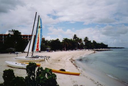 Beach Sailboatの写真素材