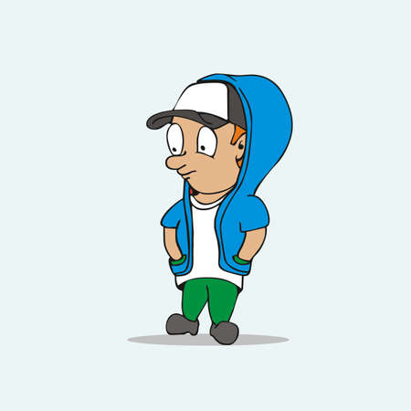 Hip hop manのイラスト素材