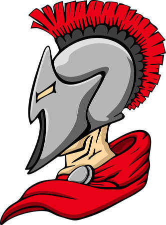 Spartan Trojan Mascotのイラスト素材