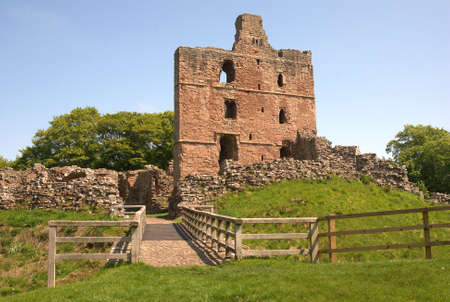 Norham Castle in summerの写真素材