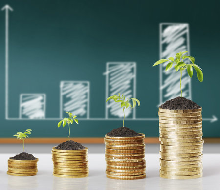 gold coins and plant them 