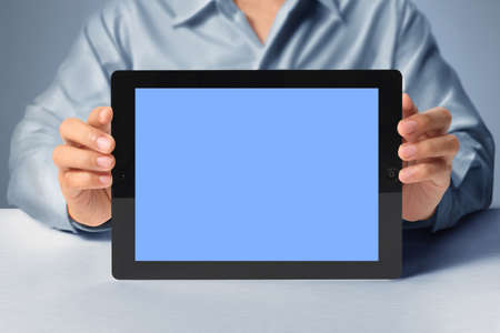 touch screen tablet and shows tablet の写真素材